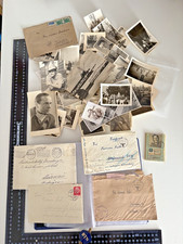 Sammlung Fotos Feldpost Briefe meist WK2 aus einem Haushalt siehe Fotos