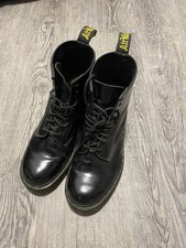Dr. Martens 1460 Glattleder Schnürstiefel 39 schwarz