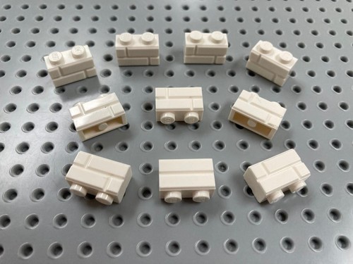 Lego weiß 1x2 - 1x2, stein