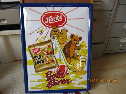 Werbe blechschild haribo - blechschild, "haribo