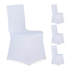 Stuhlhussen Stuhlüberzüge Stretch Stuhlbezüge Hussen für Stühle 8 Stück Waschbar