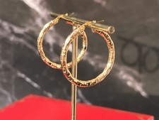 Damen Creolen 585 Ohrringe