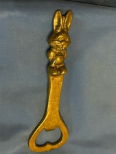 Werbung Logo VAILLANT Bier Öffner Messing massiv schwer Hase 12,2cm Kapselheber