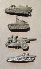 4 WHW-Actionfiguren aus dem Zweiten Weltkrieg