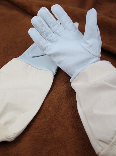Imkerhandschuhe echt leder - -,