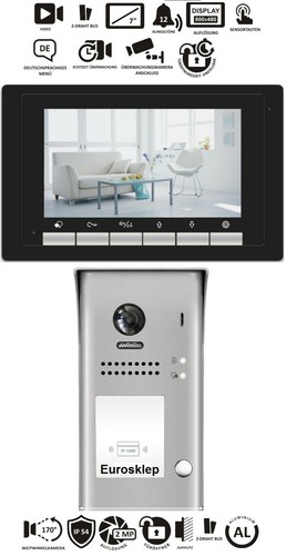 Video türsprechanlage aufputz - video,