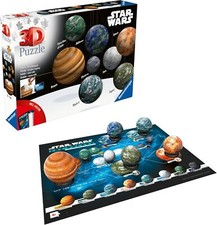 Ravensburger 3D Puzzle 11577-Puzzle-Ball Planeten der Star Wars Galaxie 531 Tlg
