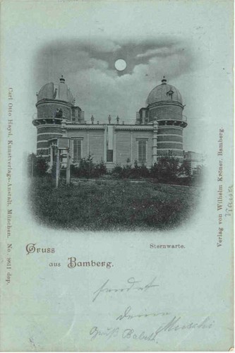 Gruss aus bamberg sternwarte - gruss,
