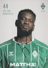 Autogrammkarte Victor Boniface