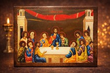 Handbemalt Orthodox Das letzte