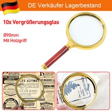 Vergrößerungsglas Lupe Ø90mm 10 fach Leselupe Lupe Lesehilfe mit Griff Handlupe
