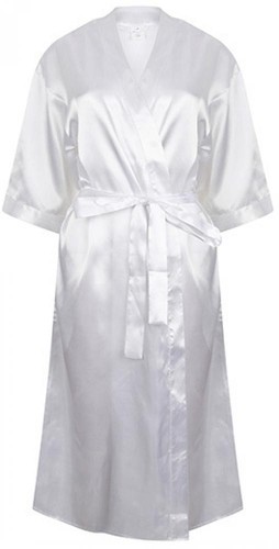 Damen satin bademantel - damen,
