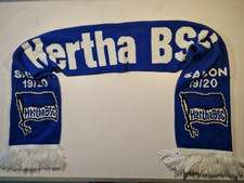 Hertha BSC Fanschal Stammgast Saison 19/20 Fransen topp Zustand