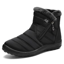 Damen Schneeschuhe Winter Wasserdicht Warm Stiefel Stiefeletten Flache SnowBoots
