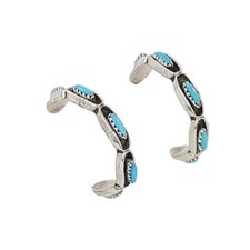 Indianerschmuck zuni creolen - indianerschmuck,