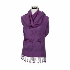 Schal bedruckt 100% Cashmere
