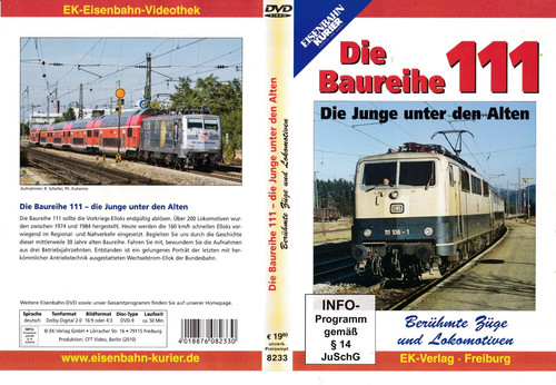 Dvd 8233 die baureihe - ek, 111
