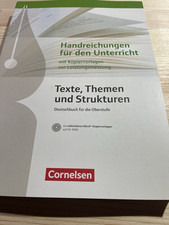 Texte, Themen und Strukturen. Handreichungen für den Unterricht. Lösungen