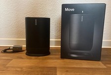 Sonos Move Smart Speaker, Schwarz, WLAN Bluetooth, Akku, Wireless