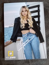 Autogrammkarte Shania Geiss