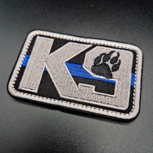 Aufnäher thin blue - k9,