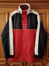 Jacke, Wetterjacke, rot/blau/weiß, Damen, Größe XS (fällt aber wie L aus) - SLC