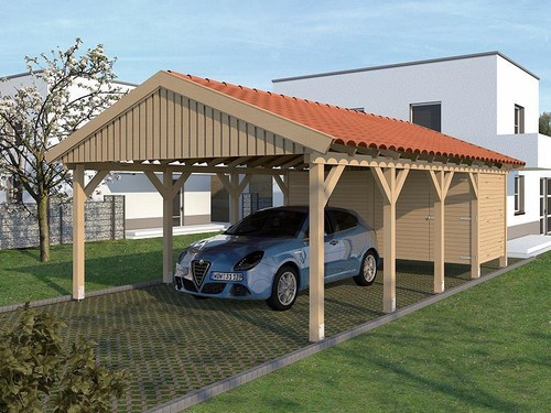Carport satteldach 500x800cm - carport,