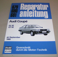 Reparaturanleitung / Handbuch - Audi Coupe GL 5E / GT 5E - Baujahre ab 1980