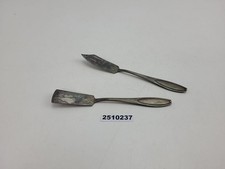 Vorlegebesteck Wellner Käse Butter 60er Auflage Perlenstab Jugendstil #2510237