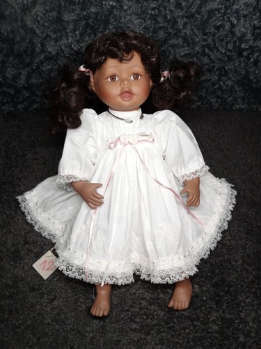 Porzellan puppe taufkleid - puppe,