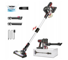 2-in1 Akku staubsauger Kabellos Handstaubsauger beutellos 38000pa 450W Tierhaare