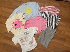 Mädchen Bekleidungsset T-Shirts Pullover Zara Mango Vertbaudet 128 Super Zustand