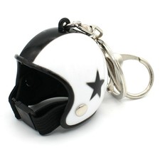 Motorrad Helm XL Retro Weiß