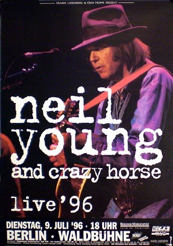 Neil young konzertplakat von - young,
