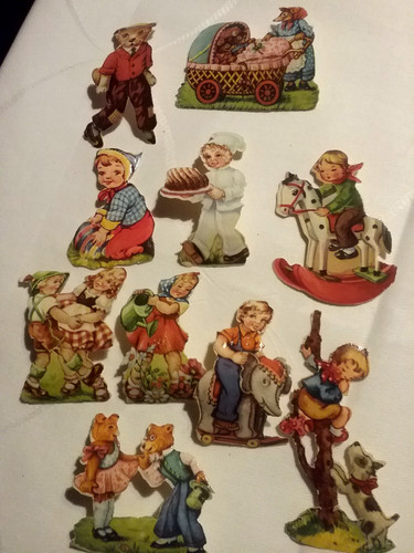 Alte oblaten glanzbilder - oblaten,