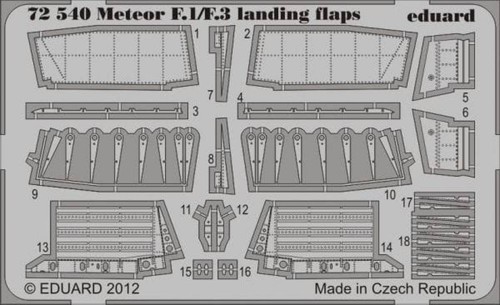 Meteor 3 landing flaps - meteor, f.1/