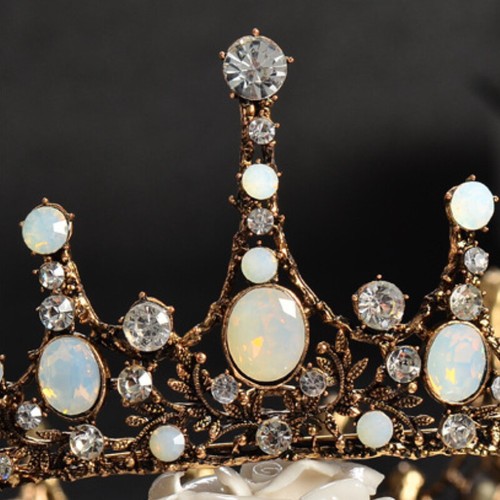 Braut krone barock strass - barock,