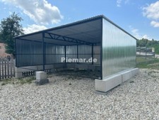 Blechgarage Carport 6x6x2,25m