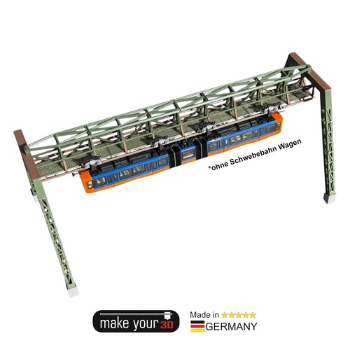 Schwebebahn gerüst - h0,