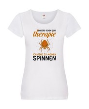 Ich gehe zu meinen Spinnen | Spinnenliebhaber Damen Shirt Weiß