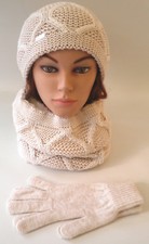 Damen Mützenset 3teilig/Set