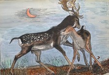 Aquarell Karl Adser 1912-1995