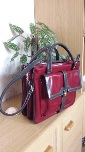 Tasche kirschrot kunstleder - tasche,
