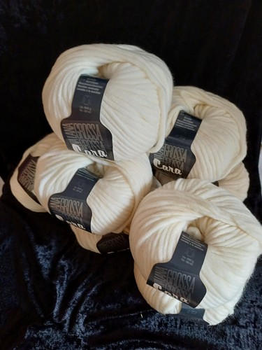 500g cara wollweiß farbe - wollweiß, 1