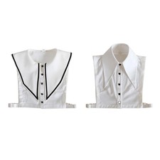 Gefälschter Kragen Halbbluse