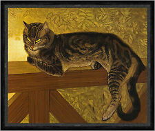 Summer: Cat on a Balustrade Theophile-Alexandre Steinlen Katze  Faks_B 03237