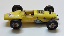 Carrera Universal 132 Cooper F1 Rennwagen gelb Slot Car 1/32 Vintage test: läuft