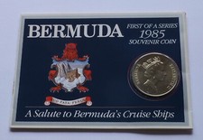 Bermuda 1 Dollar 1985, Kreuzfahrtschiff Tourismus - Souvenirpaket