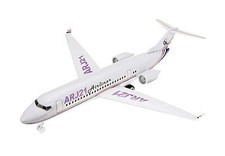 FLUGZEUG ARJ21 mit Licht Sound Friction 43cm Weiß Airbus Jet Flieger Geschenk 94