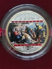 Masterpieces of Art 3 Oz Silbermünze - Niccolò Bambini "Die Anbetung der Könige"